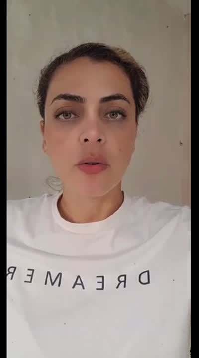 Aluno aprovado no TAF gravando depoimento